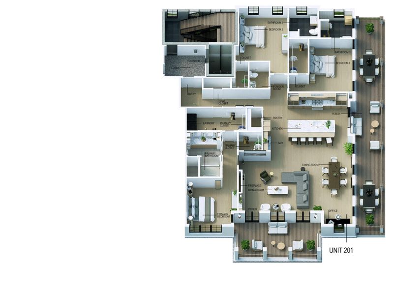 2D floor plan layout of this home in , Charleston, SC (Image 6).
