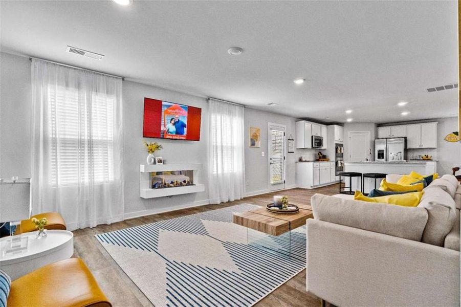 Furnished interior view inside a new home in Southern Hills, McDonough (Image 24).