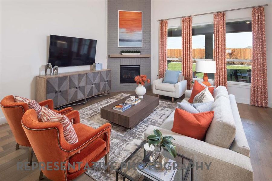 Furnished interior view inside a new home in Wildridge, Oak Point (Image 9). Furnished interior view inside a new home in Wildridge, Oak Point (Image 9).