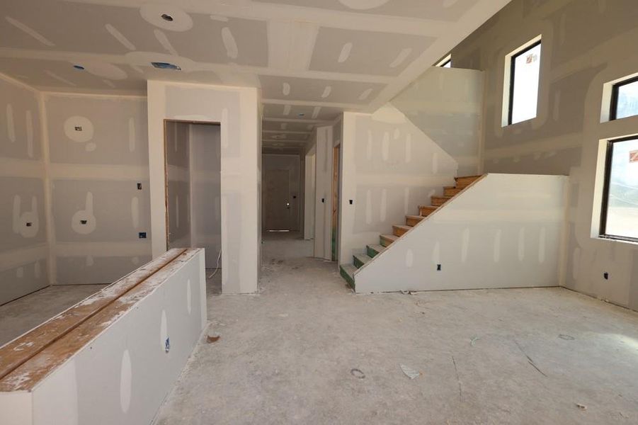 In-progress construction of a new home in ARTAVIA 50' Homesites, Conroe, TX (Image 12). In-progress construction of a new home in ARTAVIA 50' Homesites, Conroe, TX (Image 12).