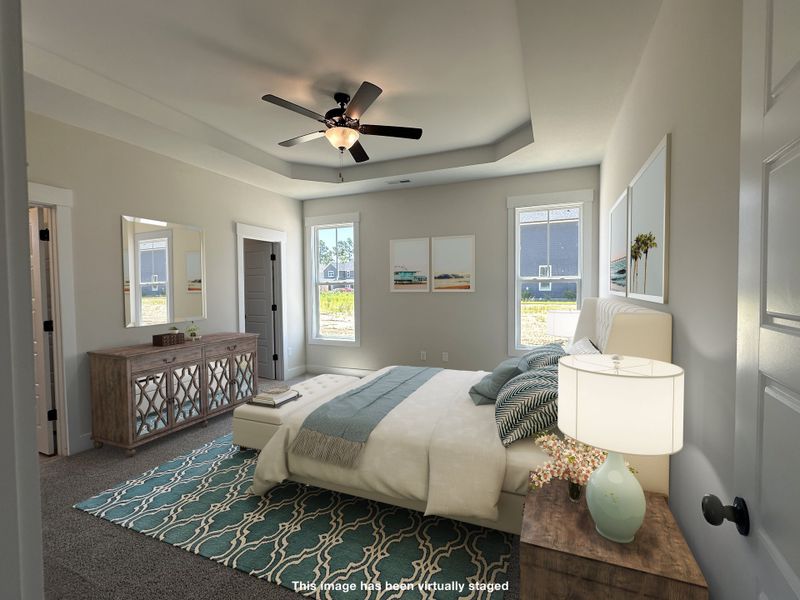 Furnished interior view inside a new home in River Hills, Shallotte (Image 3).