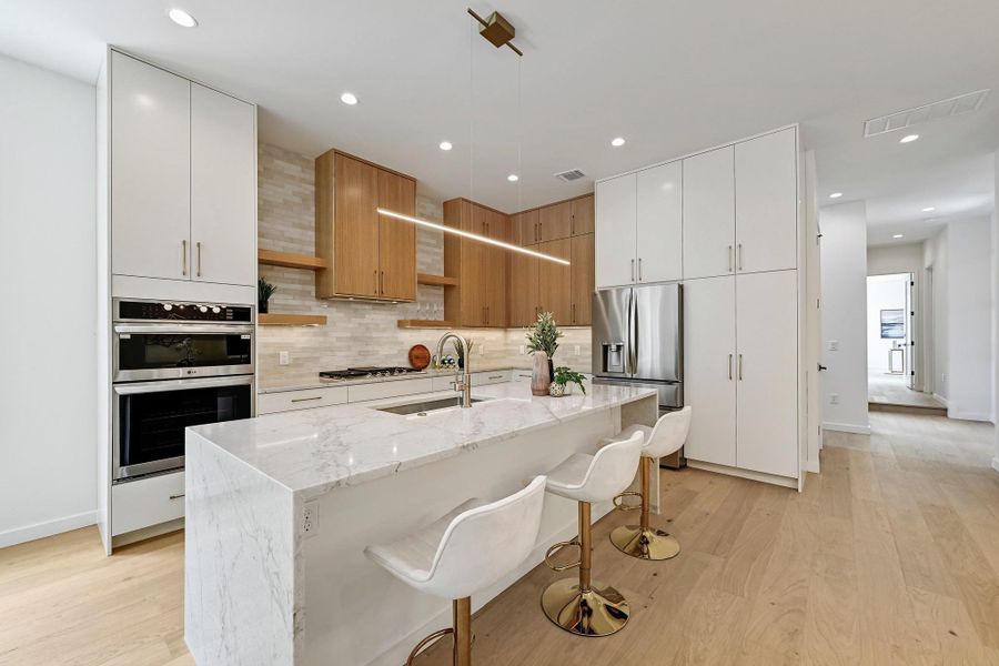 Furnished interior view inside a new home in , Austin (Image 8).