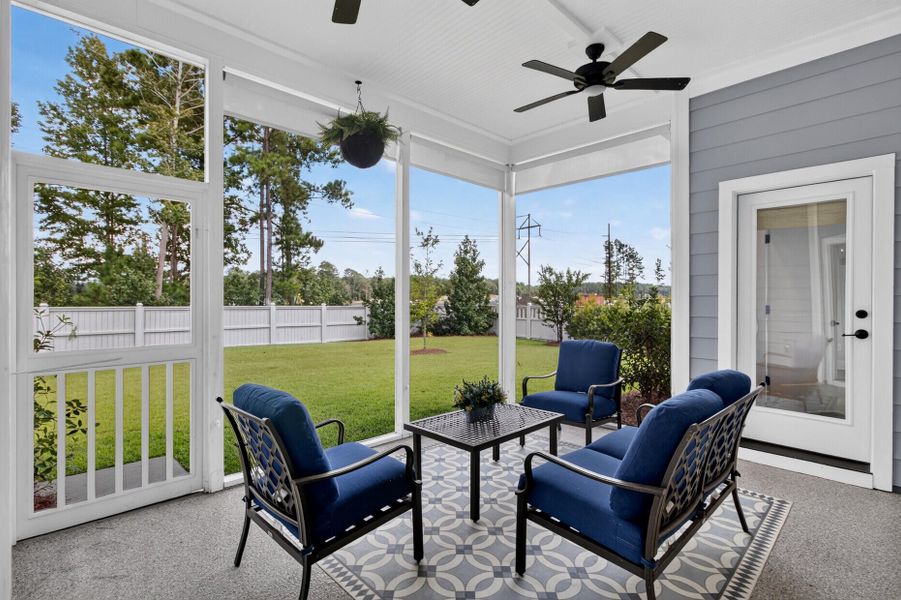 Exterior details and patio area of a home in , Summerville (Image 28).