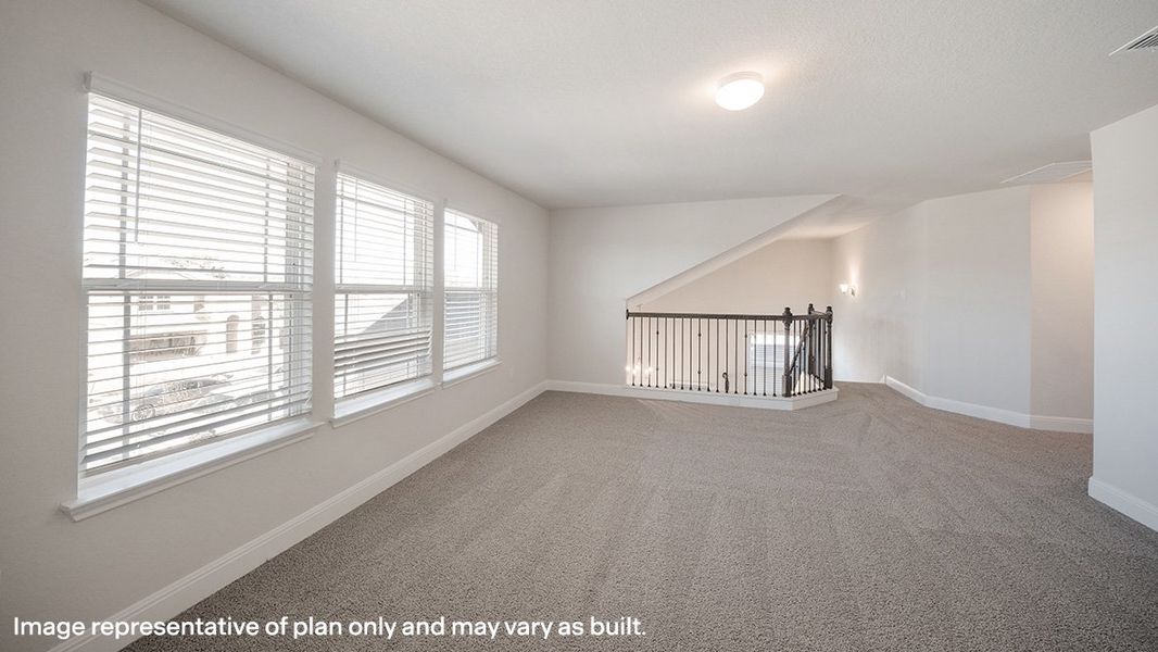 Representative unfurnished interior of a home built from the The Salerno by D.R. Horton in Steele Creek, Cibolo (Image 18).