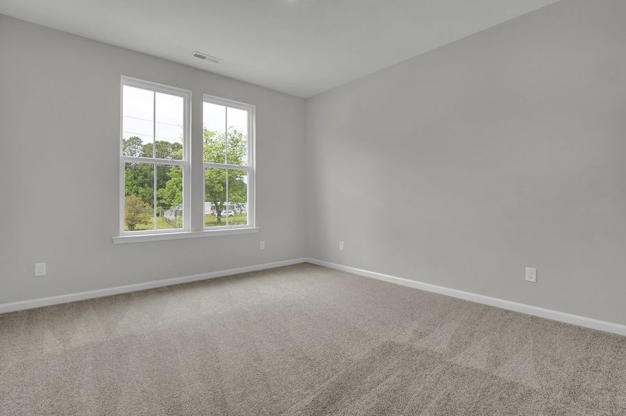 Spacious, unfurnished interior of a new home in Grand Park, Leland (Image 27). Spacious, unfurnished interior of a new home in Grand Park, Leland (Image 27).