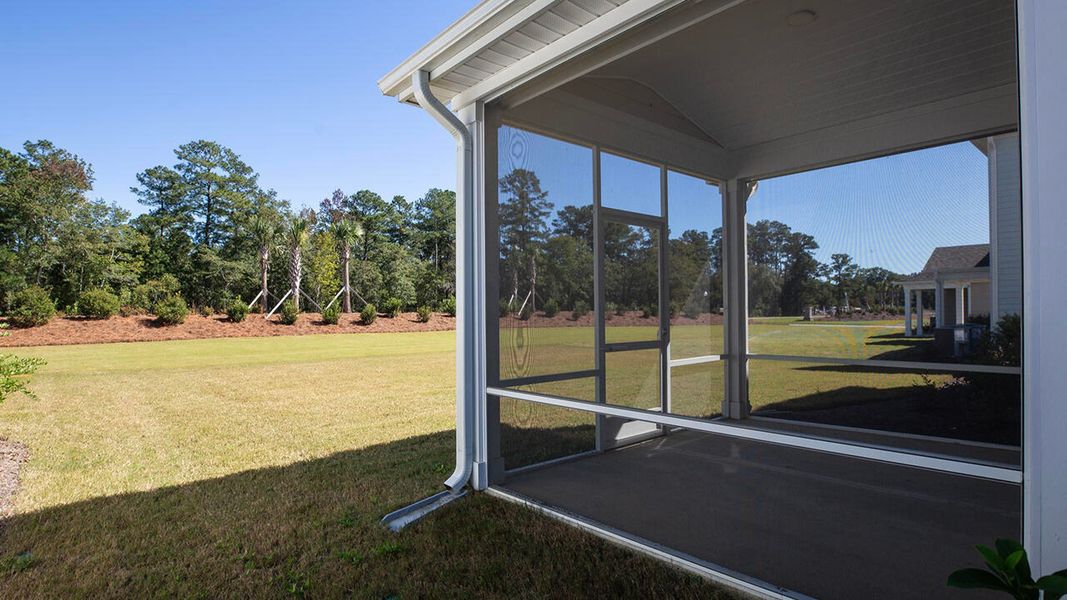 Exterior details and patio area of a home in Indigo Preserve, Leland (Image 2).