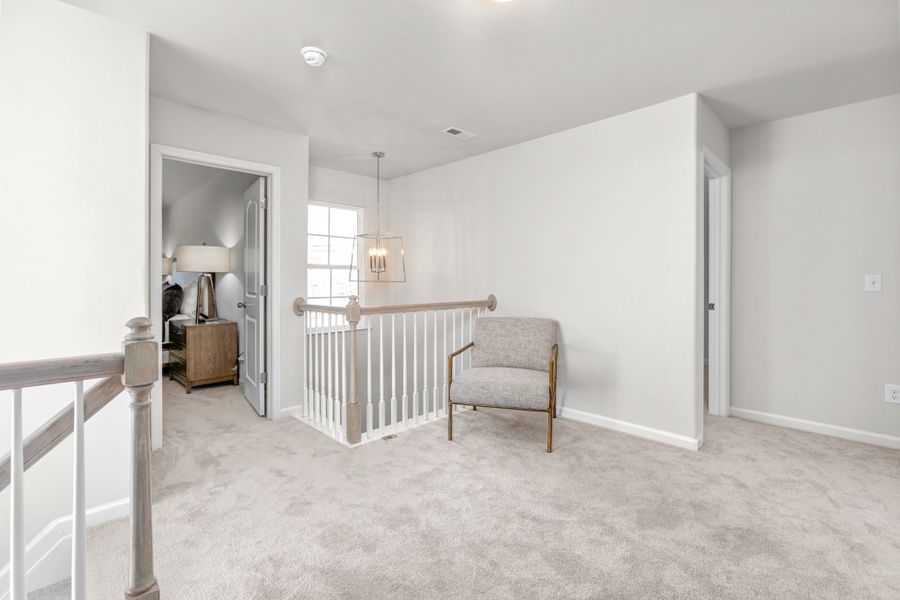 Representative furnished interior of a home built from the Greensboro by Keystone Homes NC in The Wilcox, Greensboro (Image 41).