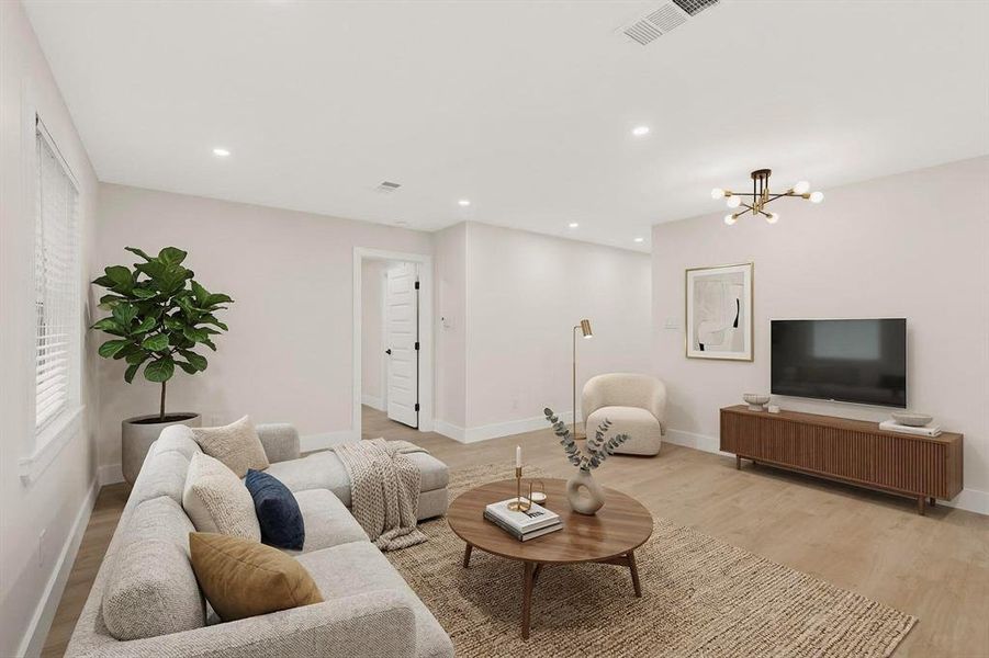 Furnished interior view inside a new home in , White Settlement (Image 14).
