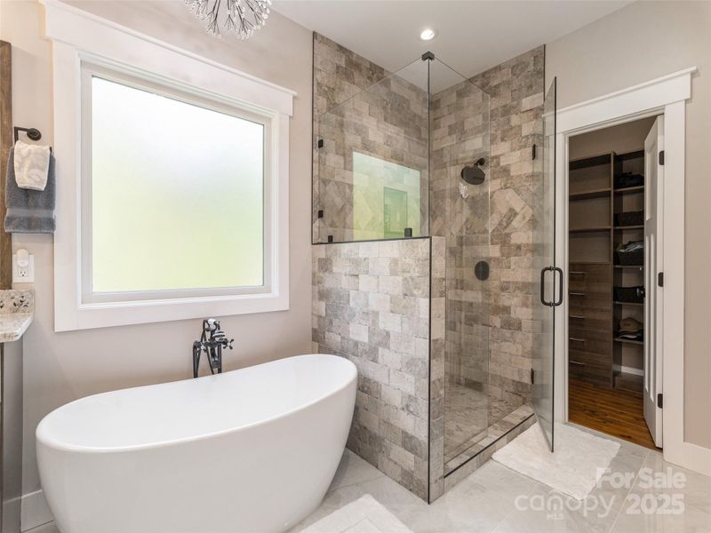 Furnished interior view inside a new home in , Hendersonville (Image 29).