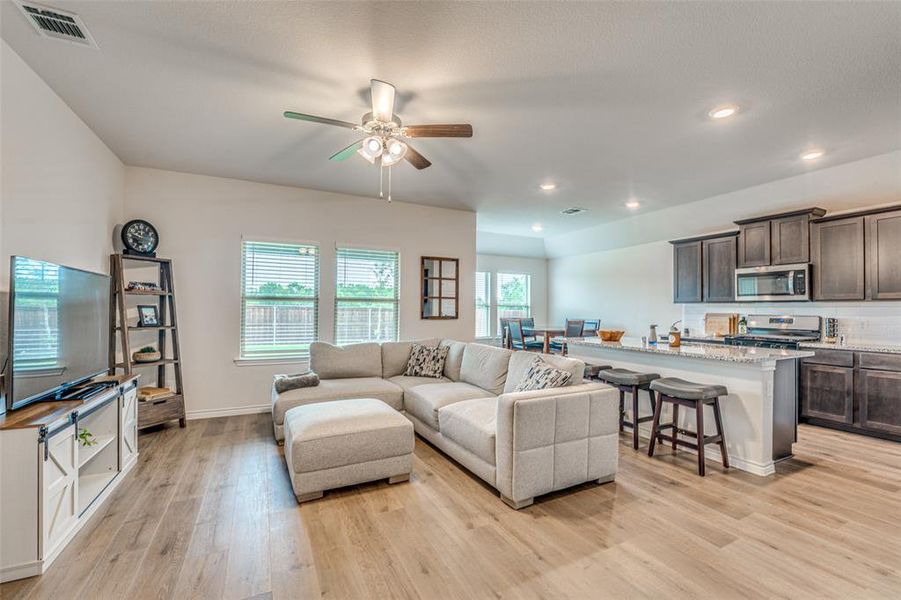 Furnished interior view inside a new home in , McKinney (Image 18).