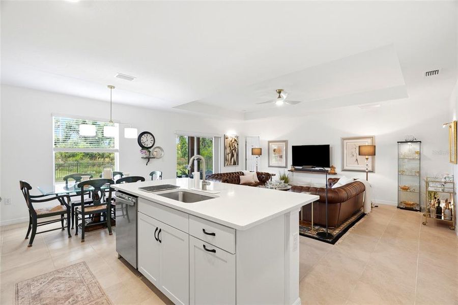 Furnished interior view inside a new home in Summerwoods, Parrish (Image 12).