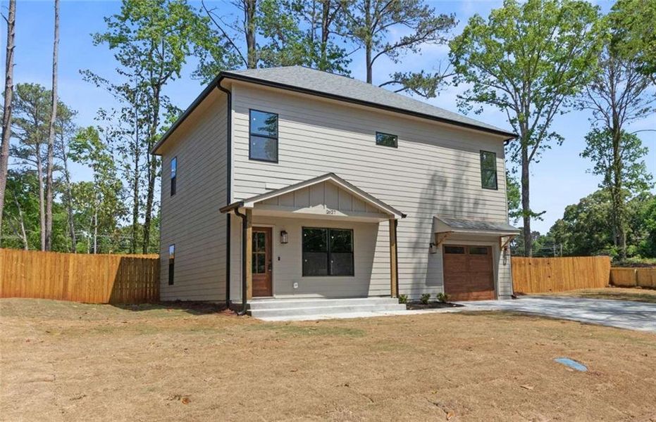 Exterior details and patio area of a home in , Atlanta (Image 22).
