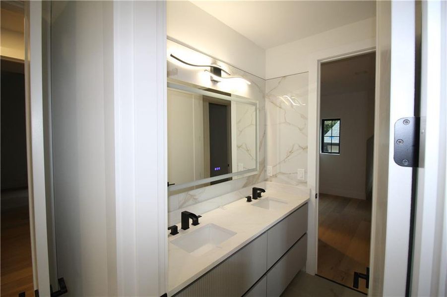 Furnished interior view inside a new home in , Sandy Springs (Image 14). Furnished interior view inside a new home in , Sandy Springs (Image 14).