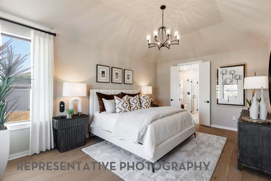 Furnished interior view inside a new home in Easton Park, Austin (Image 27).