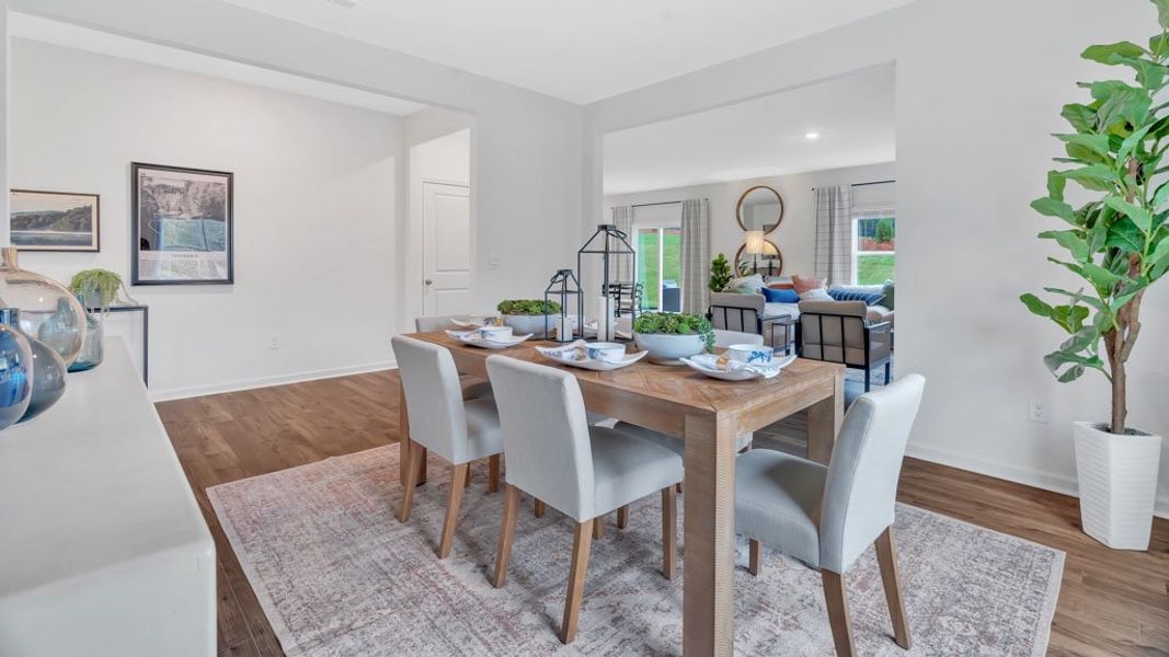 Furnished interior view inside a new home in Mary's Pointe, Clinton (Image 17).