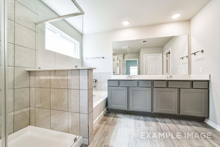 Furnished interior view inside a new home in River Ranch Meadows, Dayton (Image 8).