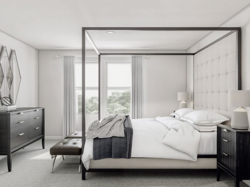 Furnished interior view inside a new home in Park Central, Mineola (Image 6).