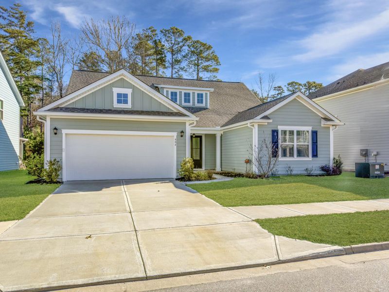 Front exterior of a new home in , Summerville, SC, highlighting curb appeal (Image 2). Front exterior of a new home in , Summerville, SC, highlighting curb appeal (Image 2).