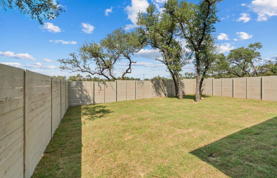 Exterior details and patio area of a home in Wolf Ranch, Georgetown (Image 16). Exterior details and patio area of a home in Wolf Ranch, Georgetown (Image 16).