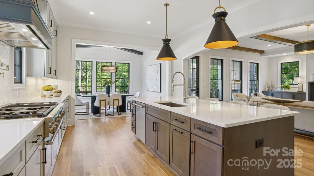 Furnished interior view inside a new home in , Charlotte (Image 19).