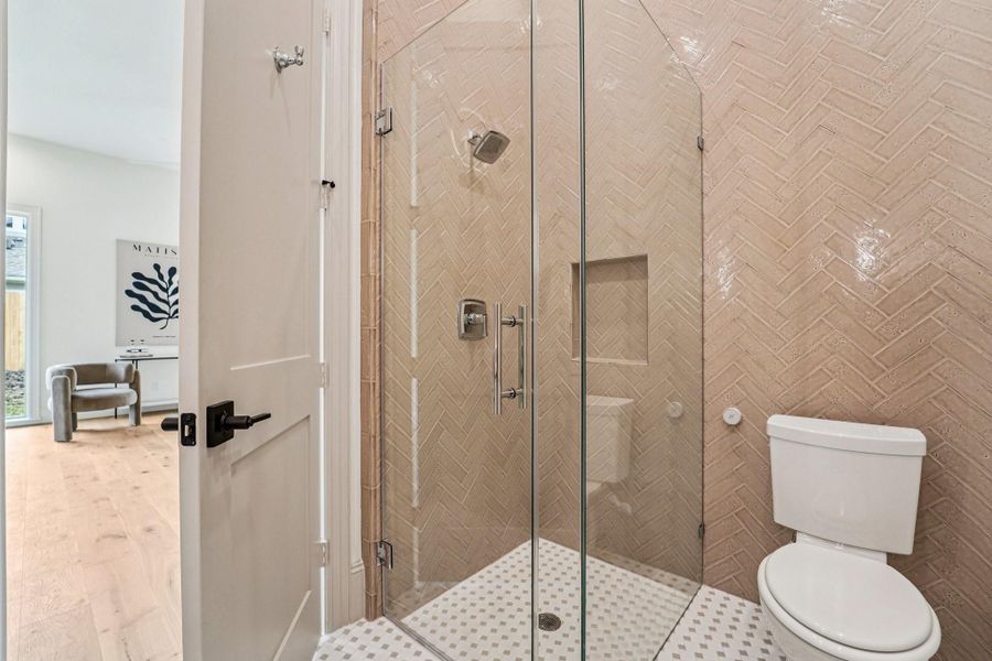 Furnished interior view inside a new home in , Houston (Image 18).