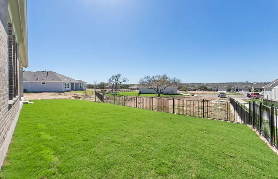 Exterior details and patio area of a home in Sun City Texas, Georgetown (Image 4).