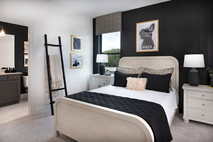 Representative furnished interior of a home built from the Waterfall by Park Square Residential in Elevated at Sonoma Resort, Kissimmee (Image 7).