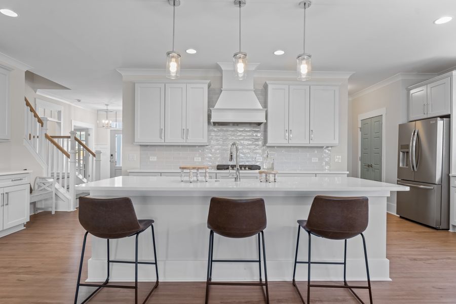 Representative furnished interior of a home built from the Scout by Bill Clark Homes in Riverside Cove, Wilmington (Image 6).