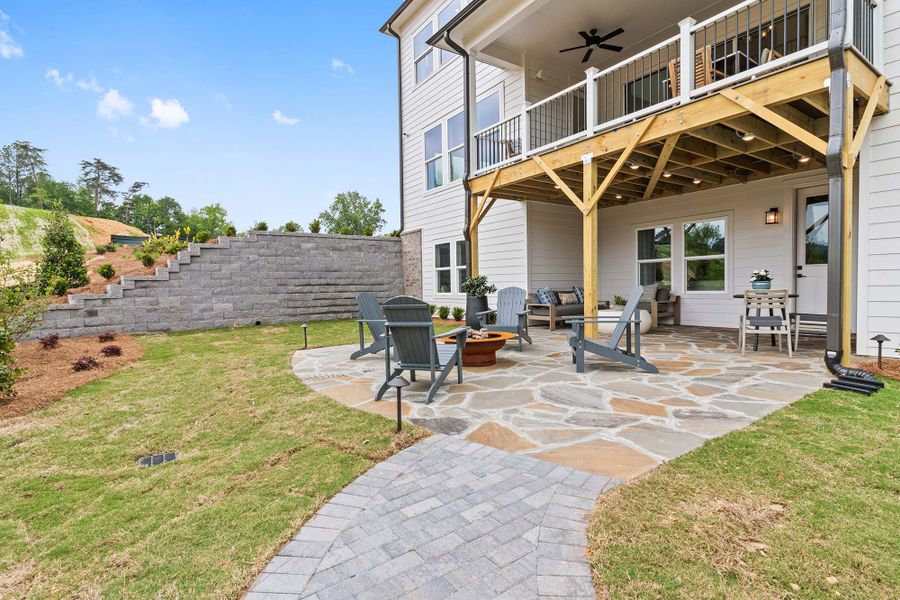 Representative exterior details of a home built from the The Wynstone by David Weekley Homes in Ellis, Marietta (Image 2). Representative exterior details of a home built from the The Wynstone by David Weekley Homes in Ellis, Marietta (Image 2).
