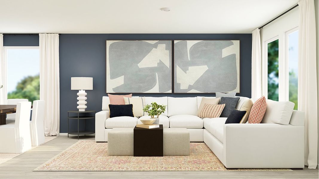 Woodhaven family room