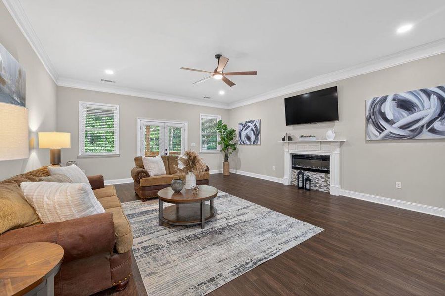 Furnished interior view inside a new home in , Oxford (Image 13).