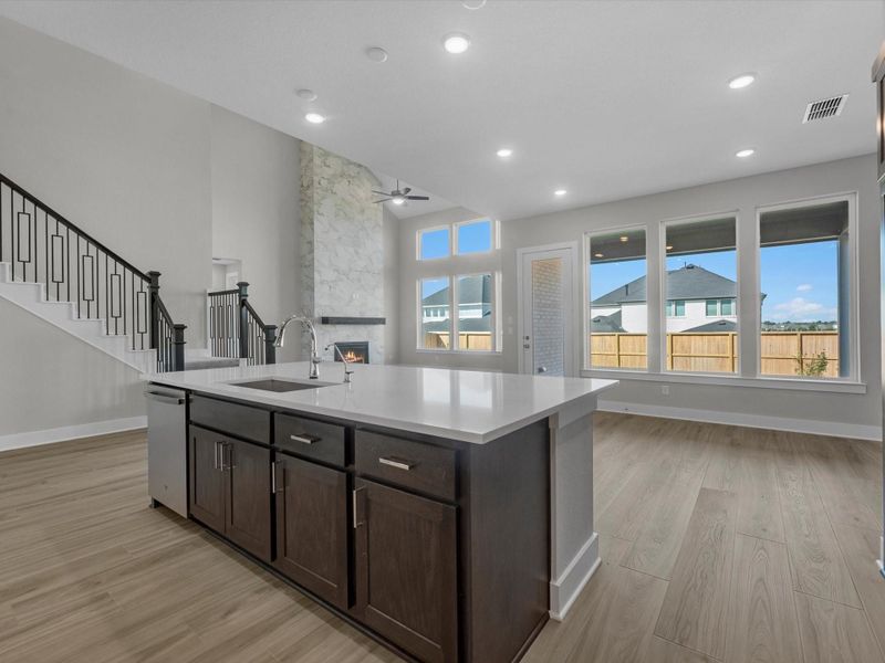 Furnished interior view inside a new home in Pecan Ridge, Fulshear (Image 9).