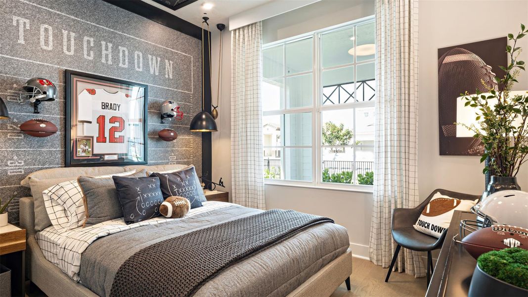 Furnished interior view inside a new home in L'Ambiance at Avenir, Palm Beach Gardens (Image 29).