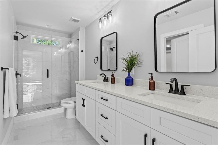 Furnished interior view inside a new home in , Marietta (Image 14).