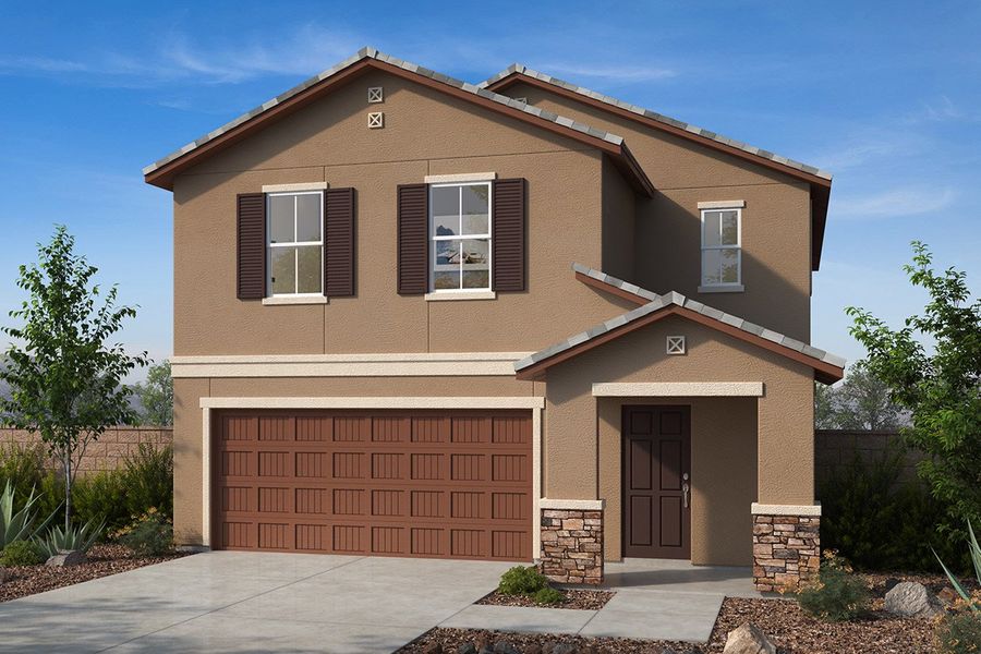 Exterior C with optional stone