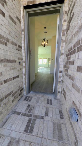 Exterior details and patio area of a home in Artavia, Conroe (Image 3).