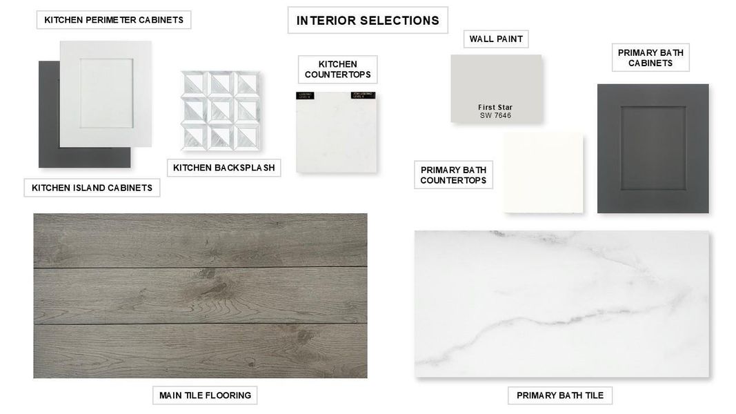 Sample of building materials used in homes in Legacy, League City (Image 18).