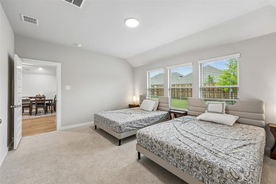 Furnished interior view inside a new home in LakePointe, Lavon (Image 16).
