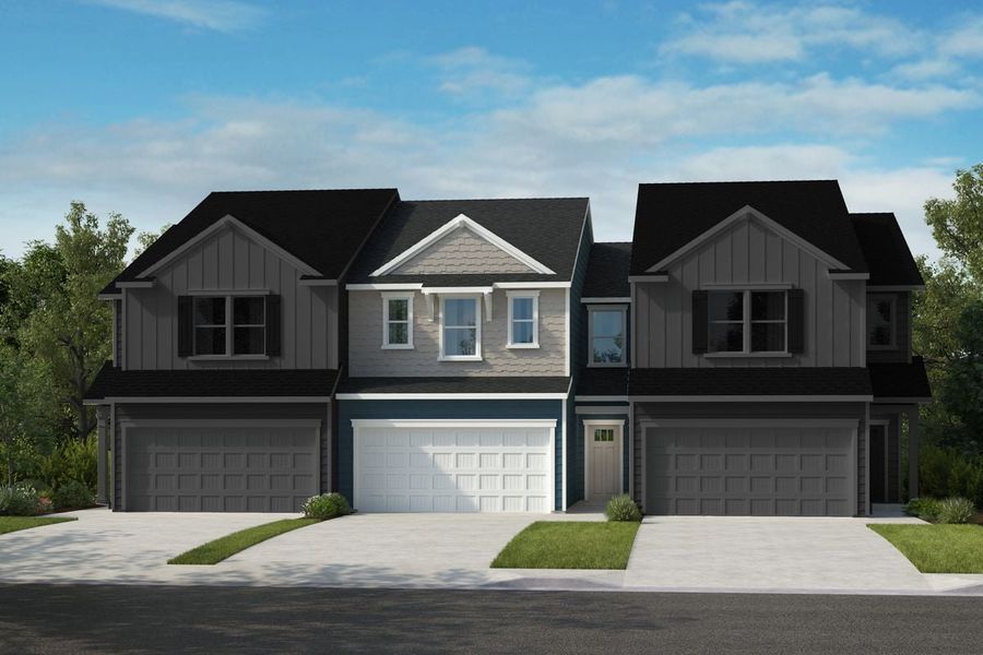 Representative exterior photo of a completed home built from the 1731 Modeled by KB Home in Brooks Mill - Reserve Series, Durham, NC (Image 15).