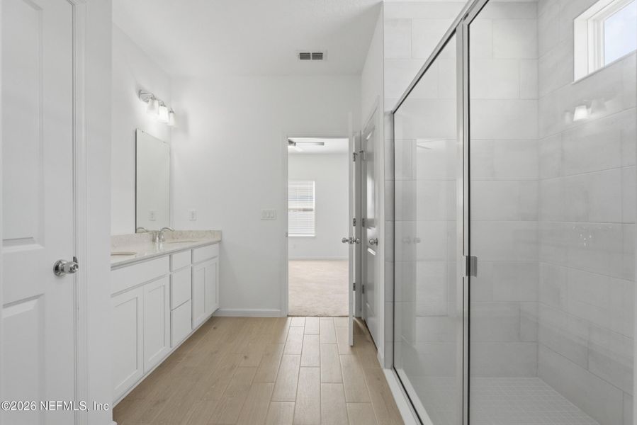 Furnished interior view inside a new home in , Jacksonville (Image 11). Furnished interior view inside a new home in , Jacksonville (Image 11).