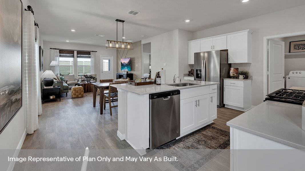 Furnished interior view inside a new home in Whisper South, San Marcos (Image 25).