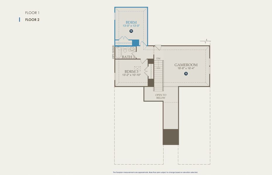 Floor Plan, Quick Move-In Home, Floor 2