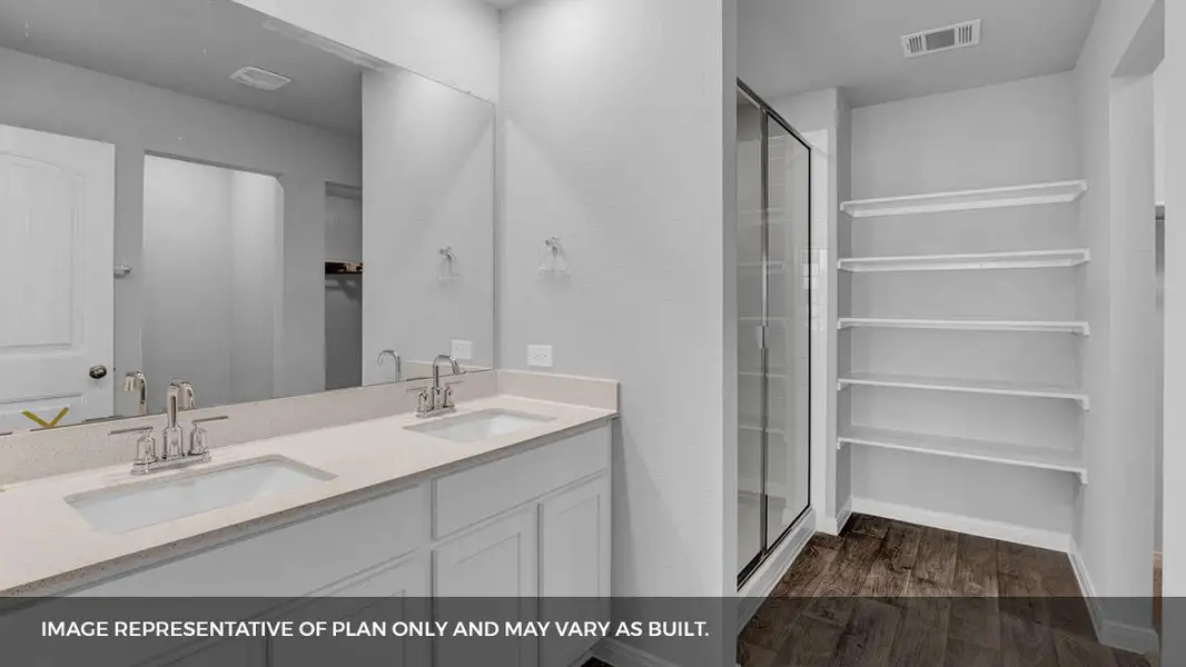 Furnished interior view inside a new home in Southgrove, Kyle (Image 10).