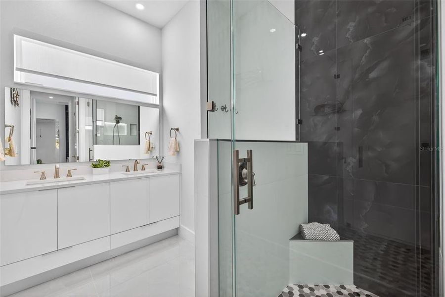 Furnished interior view inside a new home in , Cape Coral (Image 29).