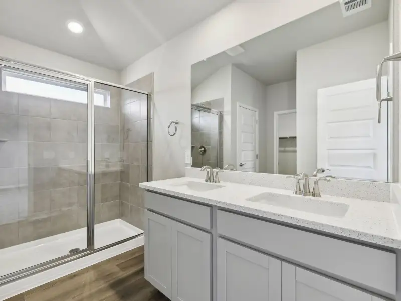 Furnished interior view inside a new home in Turner's Crossing - Reserve Collection, Buda (Image 4).