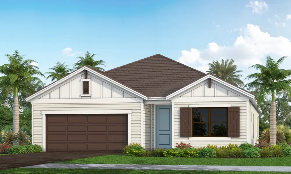 Representative exterior photo of a completed home built from the Triumph by Neal Communities in Palm Grove, Bradenton, FL (Image 2).