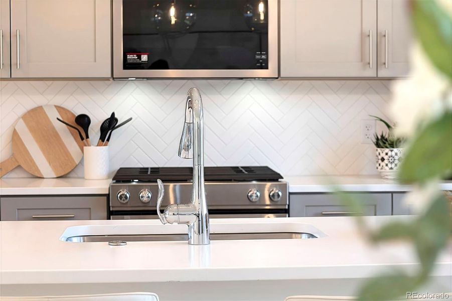 Close-up of interior finishes inside a home in , Denver (Image 34).