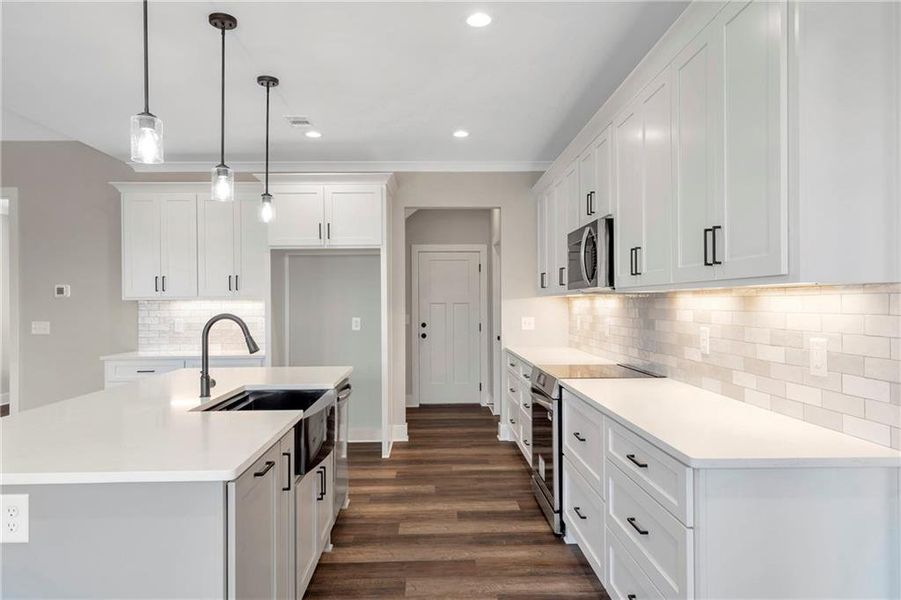 Furnished interior view inside a new home in , Pendergrass (Image 7).