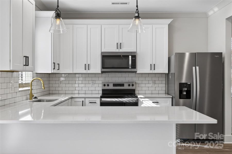 Furnished interior view inside a new home in , Charlotte (Image 9).