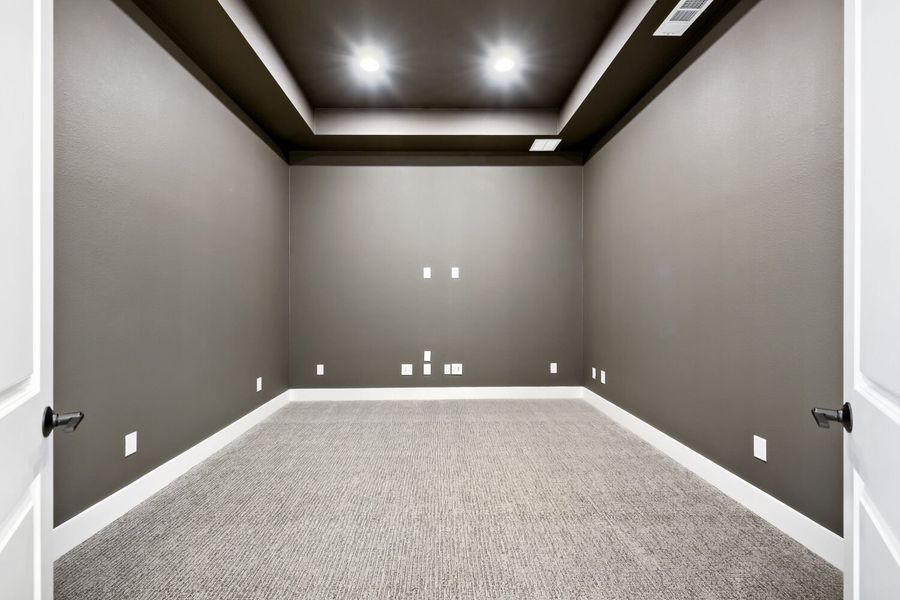 Plan 1645 Representative Photo - Media Room